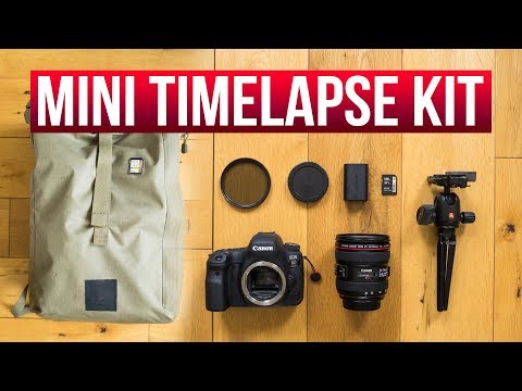 My minimalist TIMELAPSE gear bag 2019