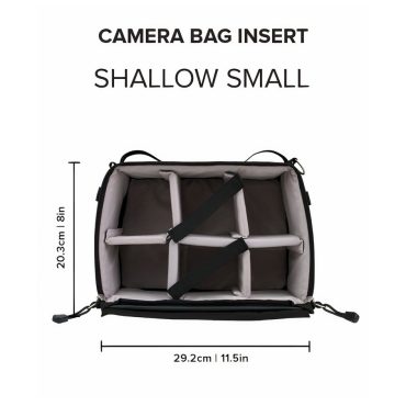 internal camera unit, shallow small, camera bag insert, camera cube, camera insert, f-stop