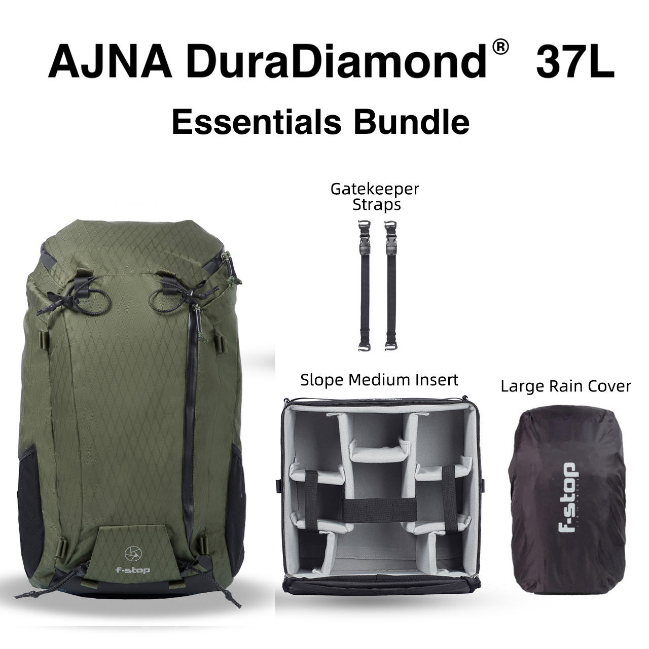AJNA 37L DuraDiamond - cypress-green / essentials-bundle