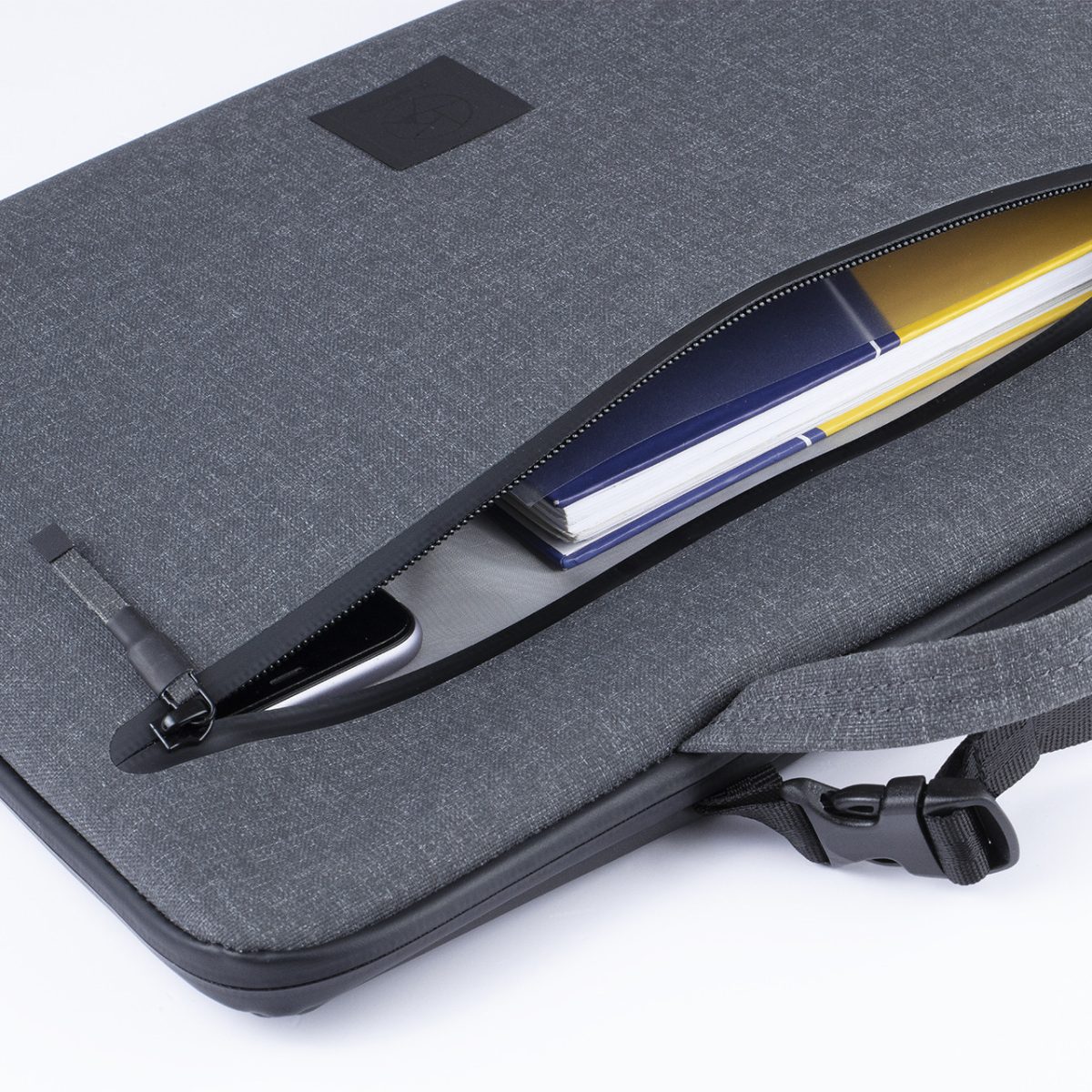 Rugged, durable, stylish laptop case and cover. Works great for MacBook, HP, Lenovo, Dell and other comparable computers up to 16 inches. Weather proof with storage pouches. Great for travel, business, personal use and for students.
