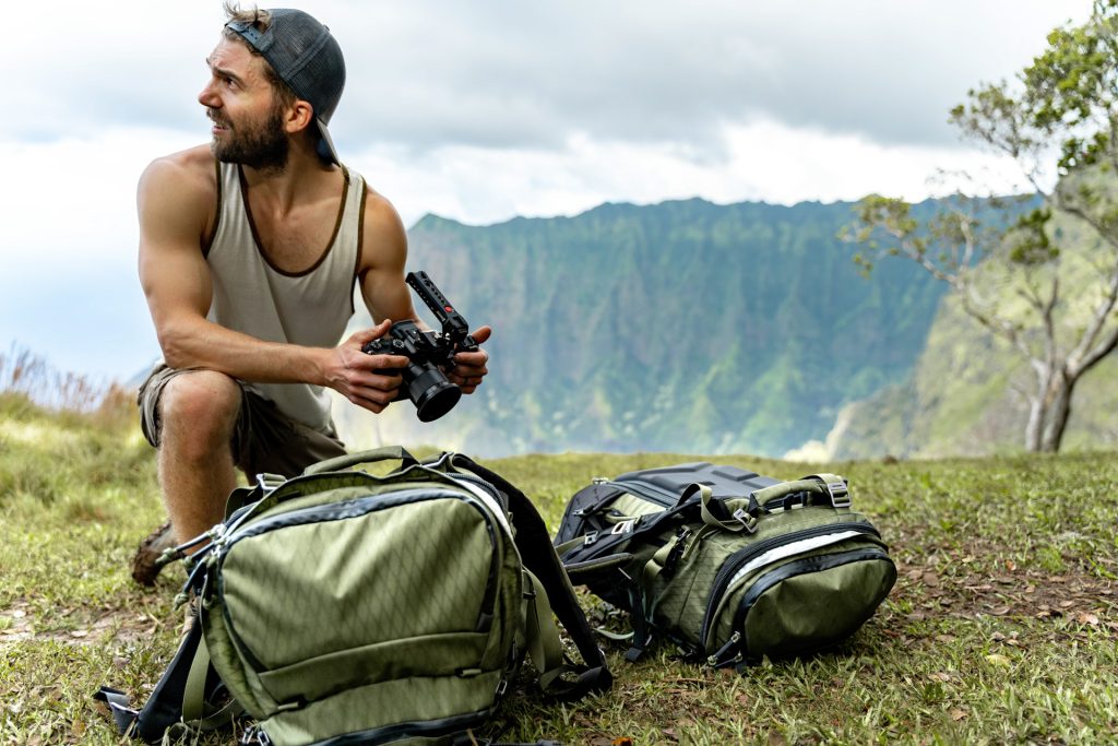 Ambassador Matt Meisenheimer with the Tilopa DuraDiamond and the Ajna DuraDiamond next to it in the Field- Photo by Alexander Hansen