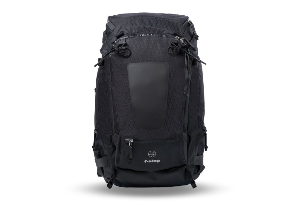 f-stop Tilopa 50 liter DuraDiamond® camera backpack in the Anthracite Black color option viewed from the front