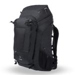 f-stop Shinn 80 liter DuraDiamond® camera backpack in the Anthracite Black color viewed from the front and side
