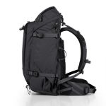 f-stop Sukha 70 liter camera backpack in the Anthracite Black color viewed from the side